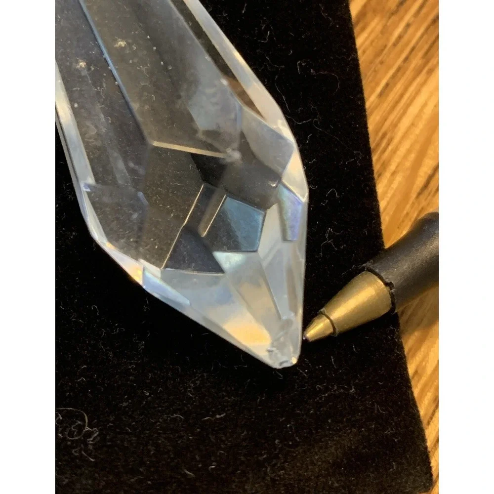 Vintage Crystal Glass Chandelier Lamp Parts ‎ Icicles Prisms Pendants